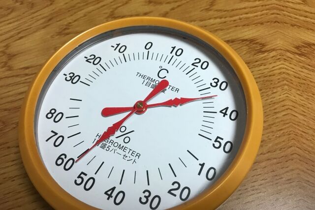 温度計35℃